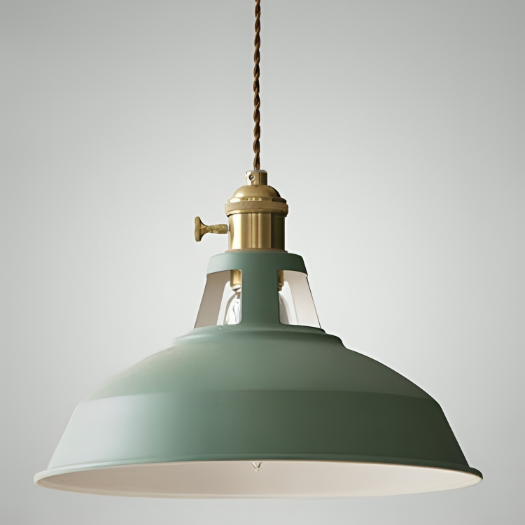 Retro Metalen Hanglamp 1-Lichts voor Eetkamer en Restaurant - Industriële Stijl Verlichting met Verstelbare Ketting