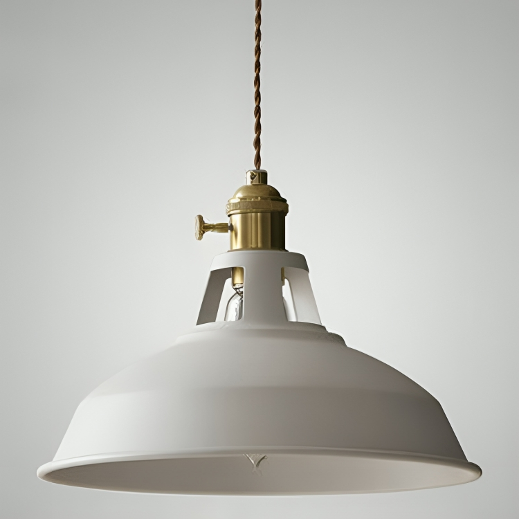 Retro Metalen Hanglamp 1-Lichts voor Eetkamer en Restaurant - Industriële Stijl Verlichting met Verstelbare Ketting