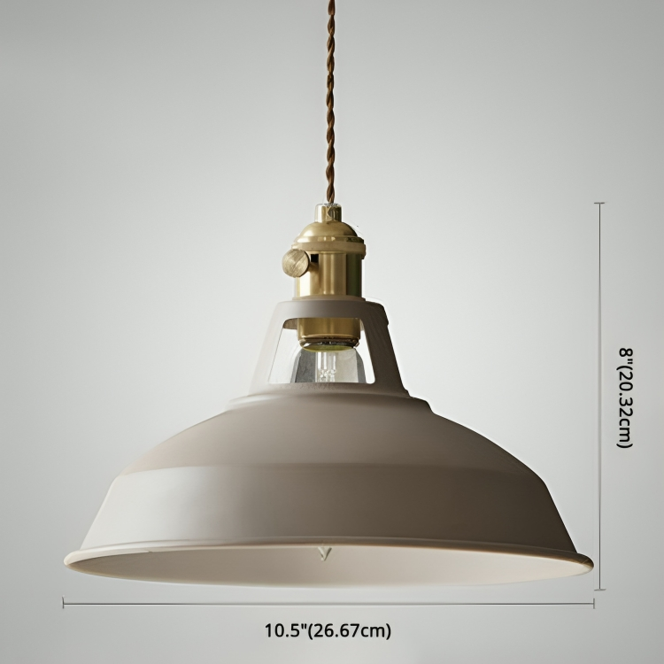 Retro Metalen Hanglamp 1-Lichts voor Eetkamer en Restaurant - Industriële Stijl Verlichting met Verstelbare Ketting