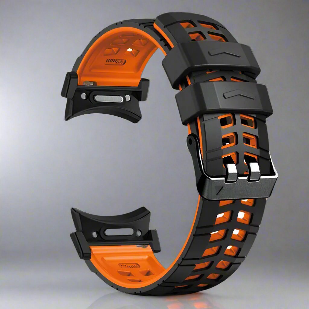 Siliconen Sportbandje voor Smartwatch 47mm Zwart Oranje Grijs Rood Blauw Wit Groen Verstelbaar Comfortabel