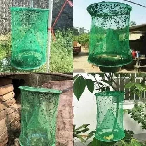 Herbruikbare Vliegenval met Lokaas Container voor Effectieve Vliegenbestrijding Tuin Stal Terras Gazon