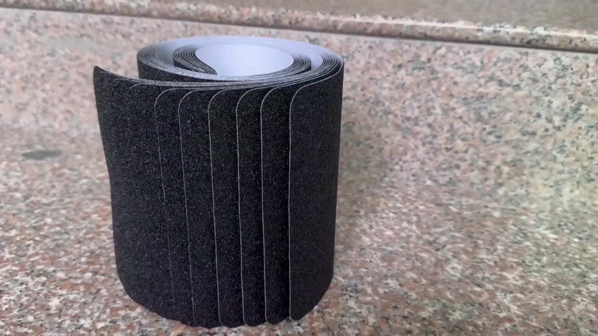 Antislip Trapstrips Set 10 Stuks Zelfklevend 15x61cm Zwart Weerbestendig Trap Oprit Binnen Buiten Veilig