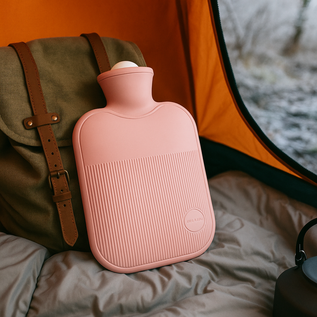 Warmwaterkruik 2000ml Lekvrij met Zachte Fleece Hoes voor Koude Voeten Handen en Rug Winterwarmte Comfort