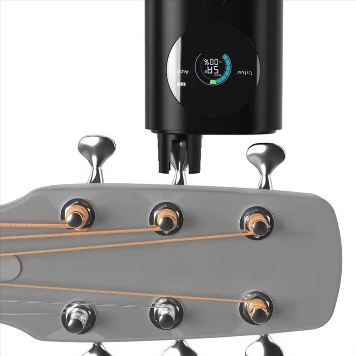 Automatische Snaarinstrument Stemmer met Snarenwinder voor Gitaar Bas Ukelele Oplaadbaar USB-C Accessoire