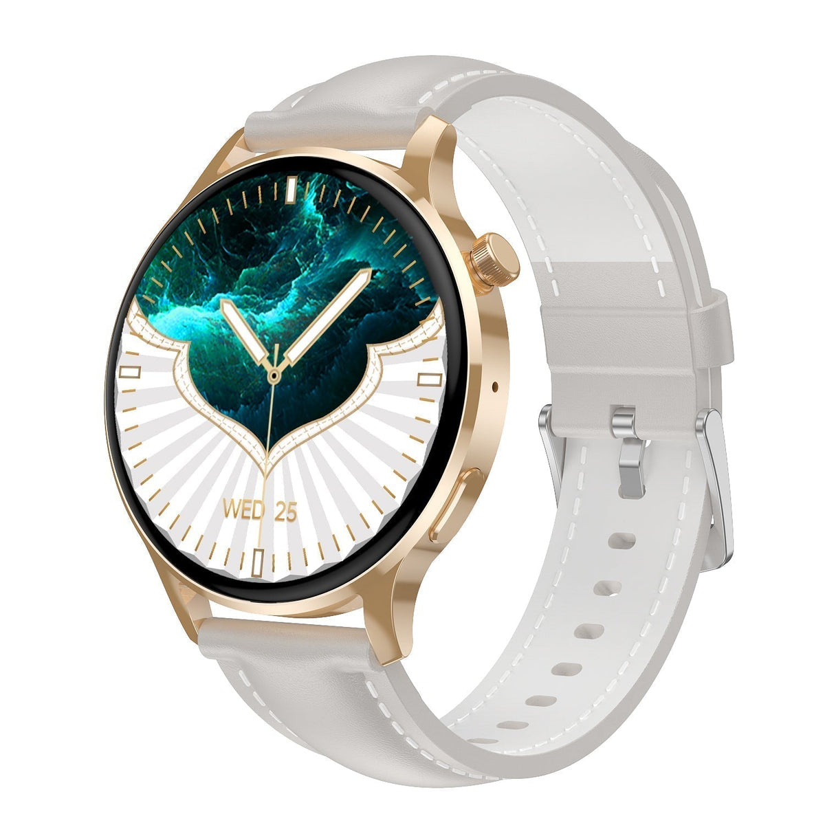 Gezondheidssmartwatch met Hartslagmeter Bloeddrukmeting Zuurstofwaarden Slaapmonitoring Waterdicht Sport