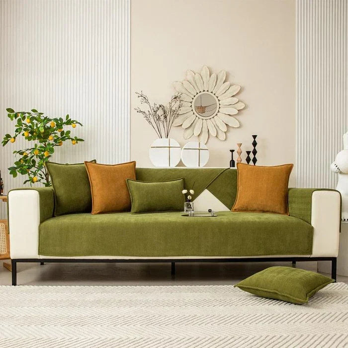 Antislip Fleece Hoes 120×150 cm Zacht Warm Pluche Bankdeken voor Sofa Auto Kantoor Wasbaar Comfort