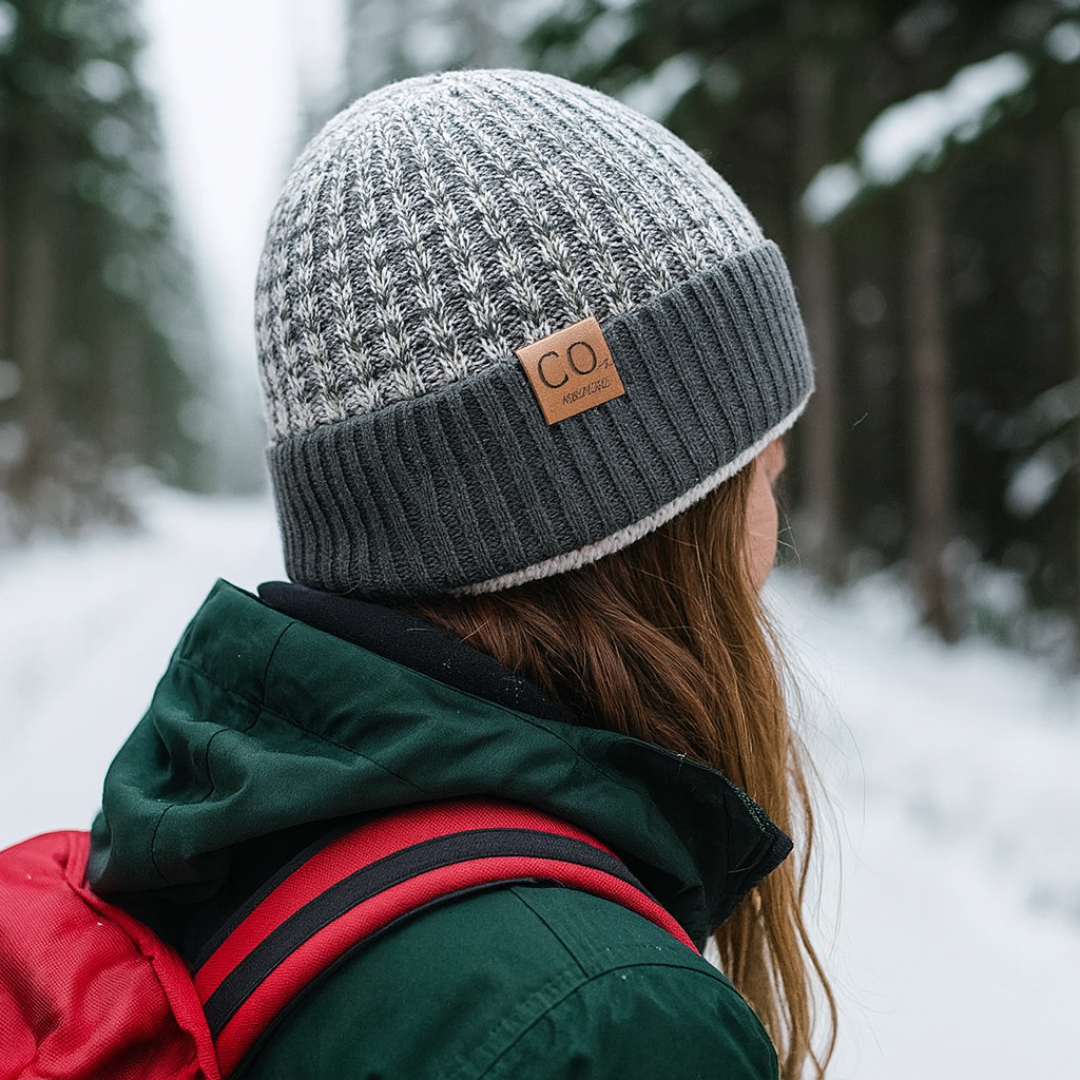 Wintermuts met Fleecevoering Unisex Gebreid Warm 54-60 cm Comfortabele Winteraccessoire Skiën Outdoor