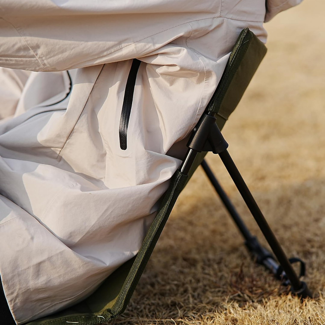 Opvouwbare Campingstoel - Ultralicht & Compact met Ergonomische Steun voor Trekking en Outdoor