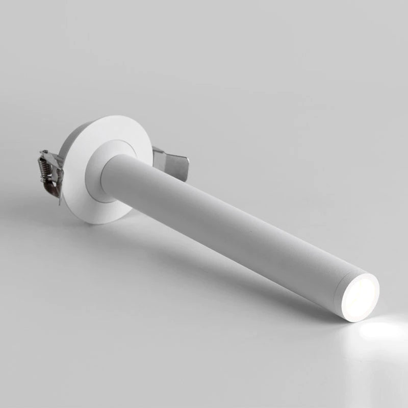 Moderne LED Plafondspot Cilindrisch Design - 7W Inbouwspot Aluminium Zwart Wit Nikkel 12-32cm - Verstelbare Richtspot Warm/Koud Licht - Designverlichting Woonkamer Hal Gang Kantoor