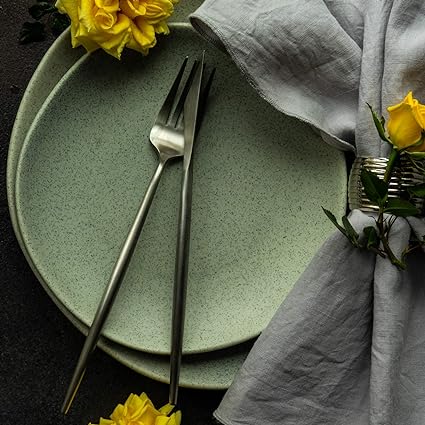 Bestek Set 30-delig Mat RVS Minimalistisch Design Dinerbestek Lepels Vorken Messen Vaatwasserbestendig Keuken
