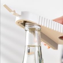 6-in-1 Multifunctionele Opener voor Flessen en Blikjes - Handige Keukenhulp