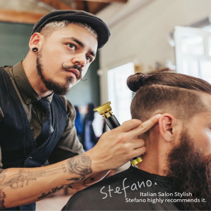 Professionele Oplaadbare Haartrimmer T-Mes Precisie Contouren Baard Haar Lithium Accu USB Oplaadbaar