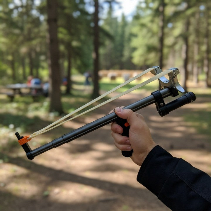 Telescopische Katapult met Laservisier - Krachtige Precisiekatapult voor Outdoorgebruik