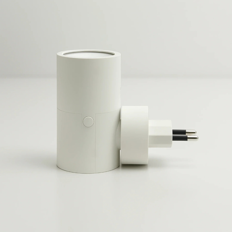 Dimbare Sensorlamp voor in Stopcontact - Warm Wit LED Nachtlampje met Automatische Dag-Nachtsensor