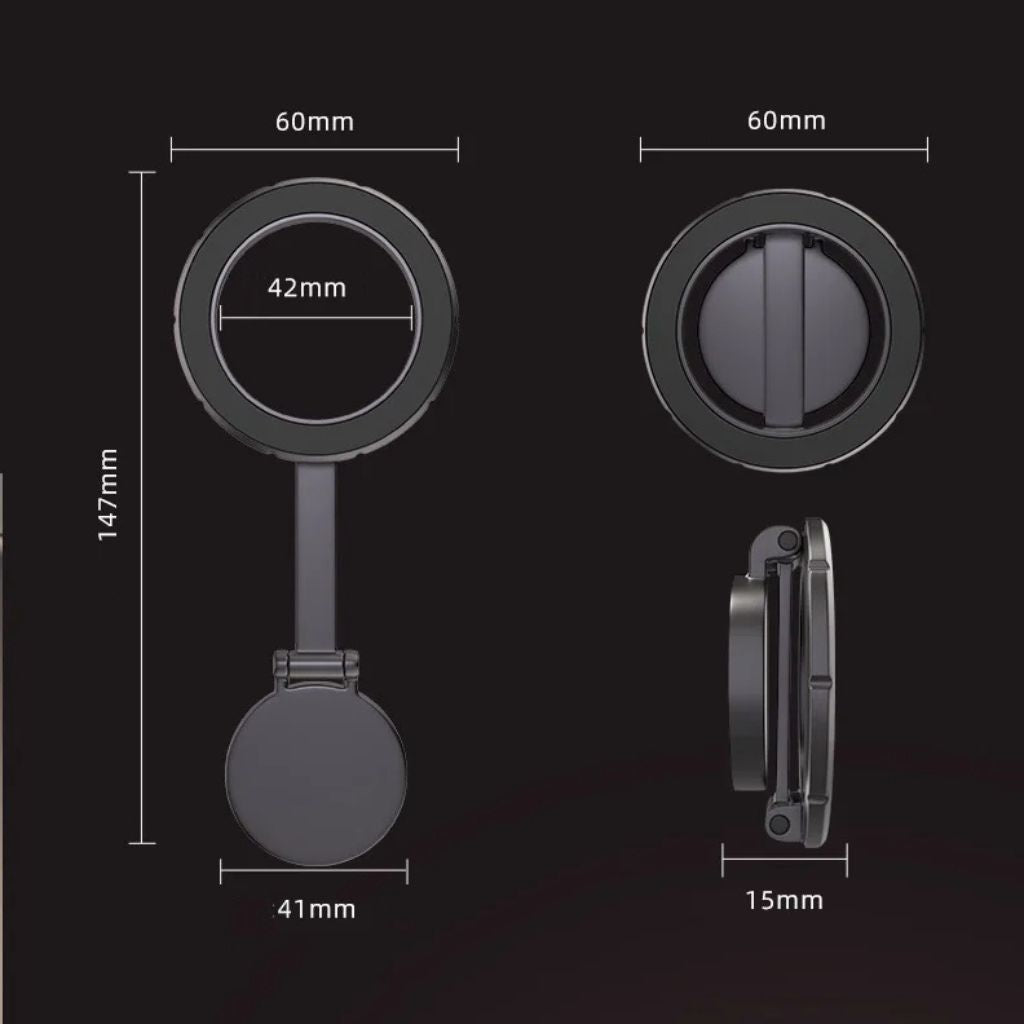 Magnetische Telefoonhouder Auto 360° Draaibaar Verstelbaar Dashboard Ventilatierooster Universele Smartphone Houder