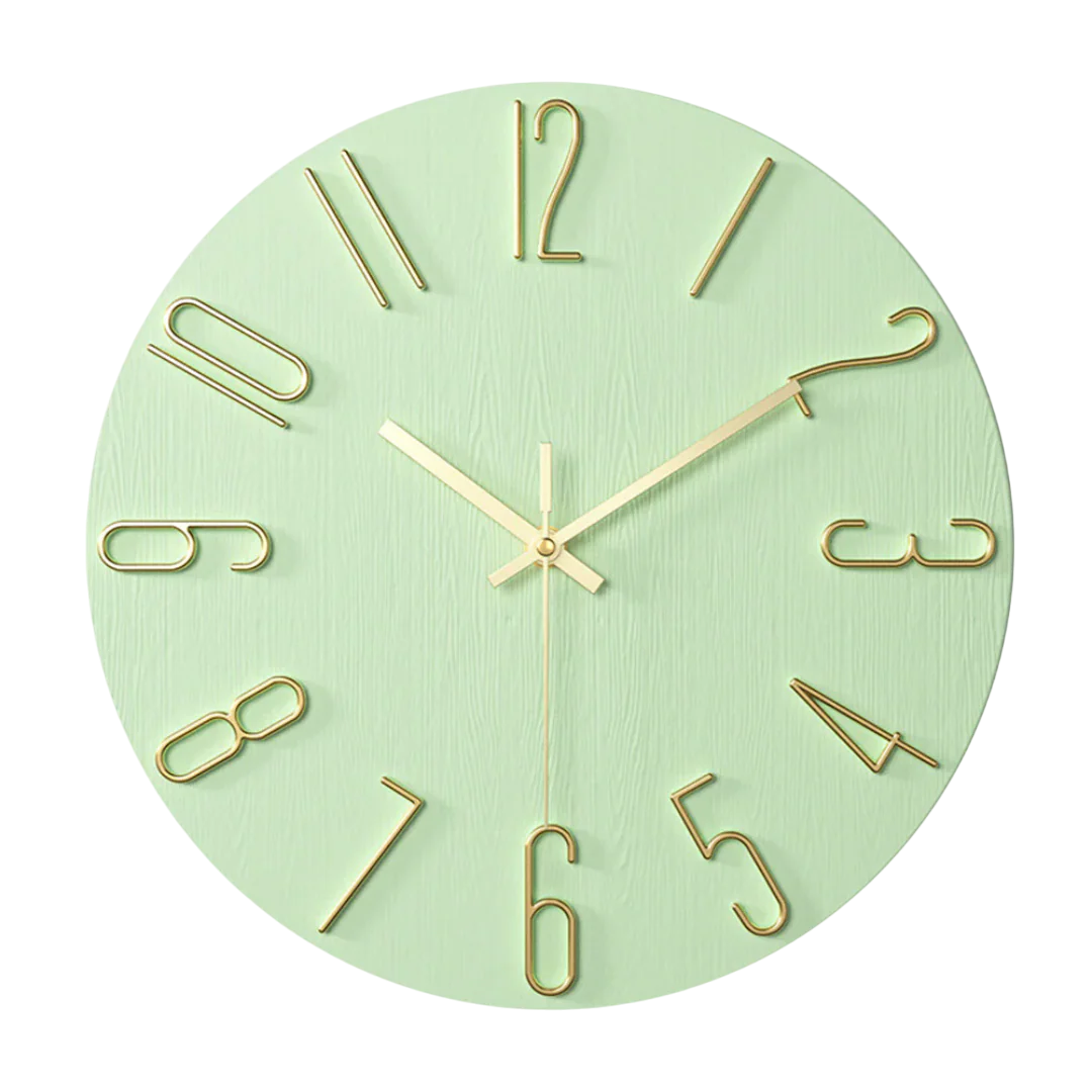Wandklok Quartz 30cm Stille Uurwerk Modern Interieur Design Woonkamer Kantoor Minimalistische Tijdsweergave