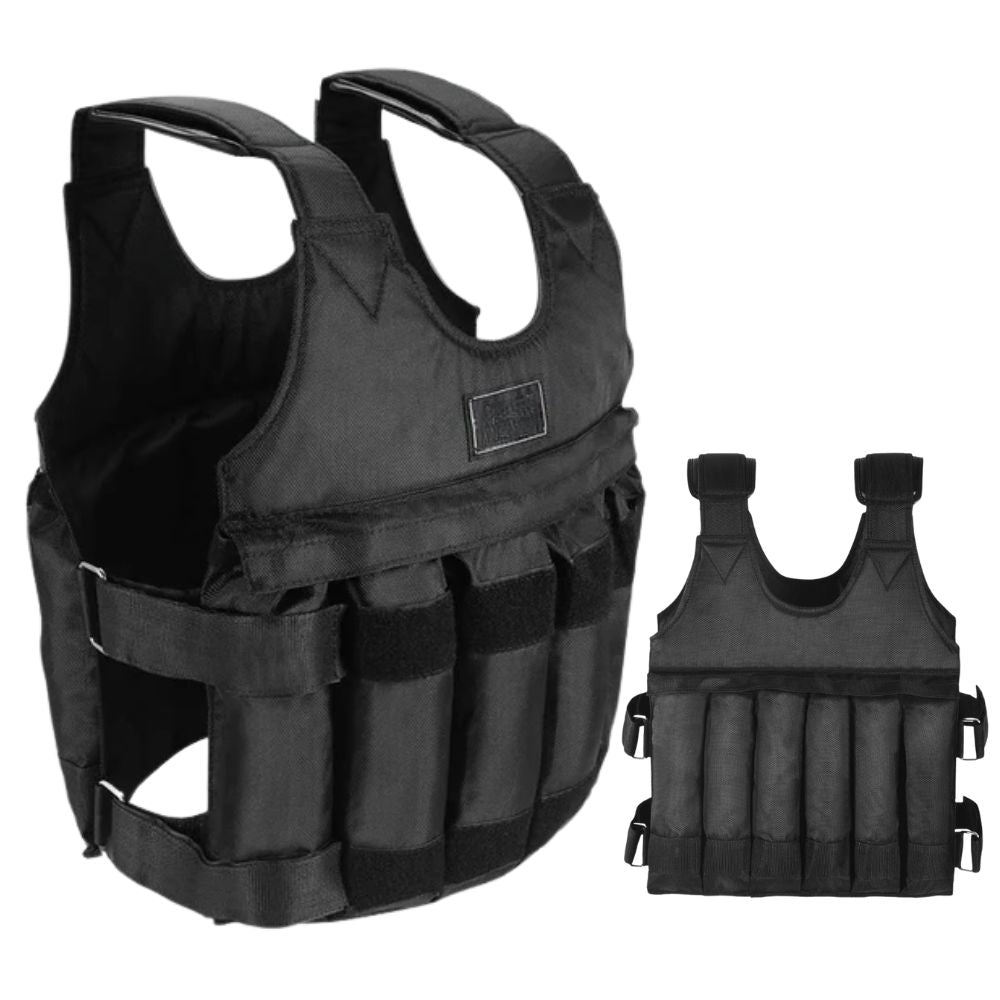 Verstelbaar Gewichtsvest 50 kg voor Krachttraining Cardio Workouts Thuis Buiten Fitness Gym Sportvest