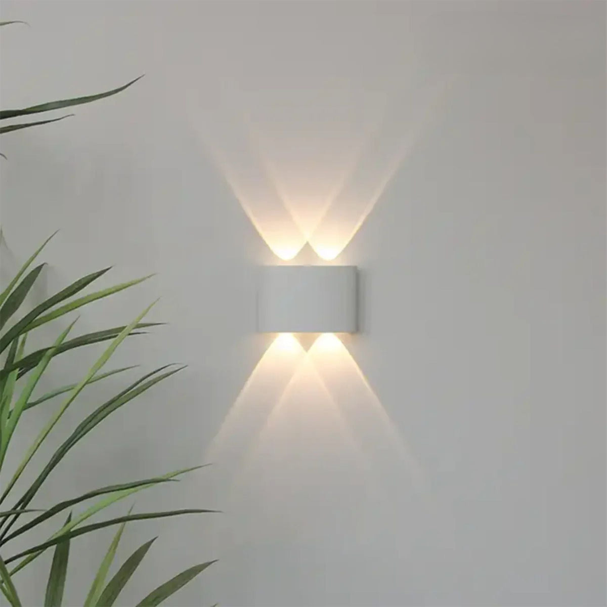 LED Wandlamp IP65 Binnen Buiten Gevellamp Patio Gang Up Down Light Zwart Wit