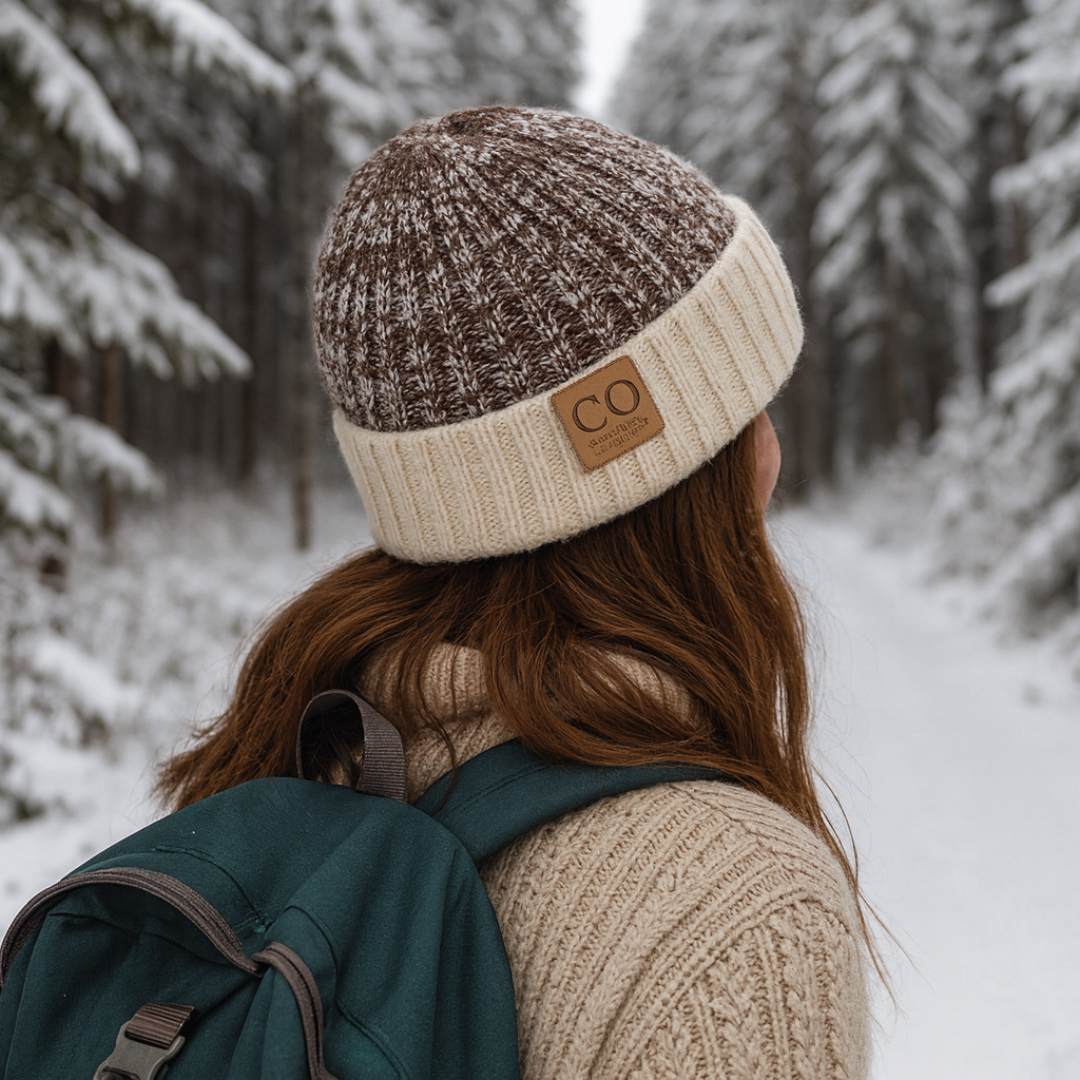 Wintermuts met Fleecevoering Unisex Gebreid Warm 54-60 cm Comfortabele Winteraccessoire Skiën Outdoor