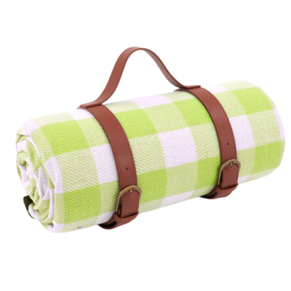 Waterdichte Opvouwbare Picknickkleed voor Buiten - Zachte Bovenzijde PEVA Onderzijde - Compact Draagbaar Strandkleed voor Picknick Camping Park