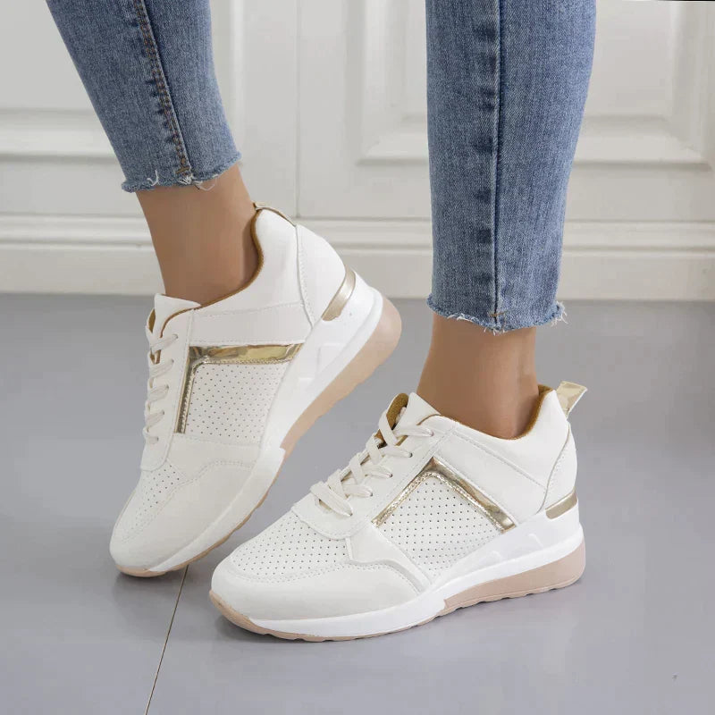 Dames Sneakers Ademend met Verstevigde Hiel & Antislip Zool Casual Sportschoenen Wandelschoen Vrije Tijd