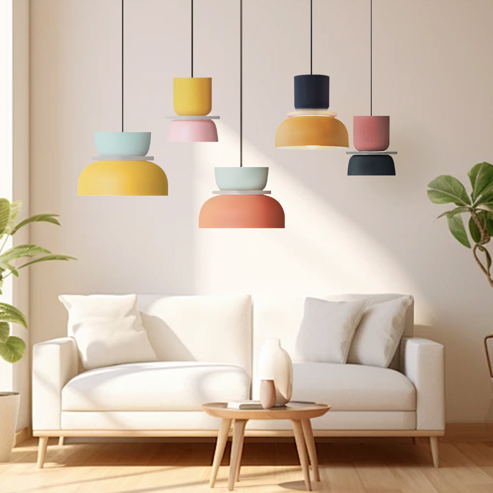 Lucie Nordic Hanglamp met Kleuraccenten