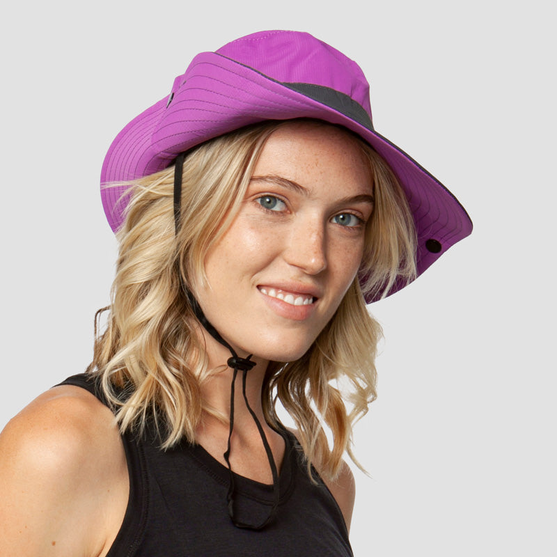 Opvouwbare UV-Beschermende Zonnehoed Verstelbaar Ademend Polyester Dames Zomerhoed Paardenstaartopening Reizen Strand Outdoor