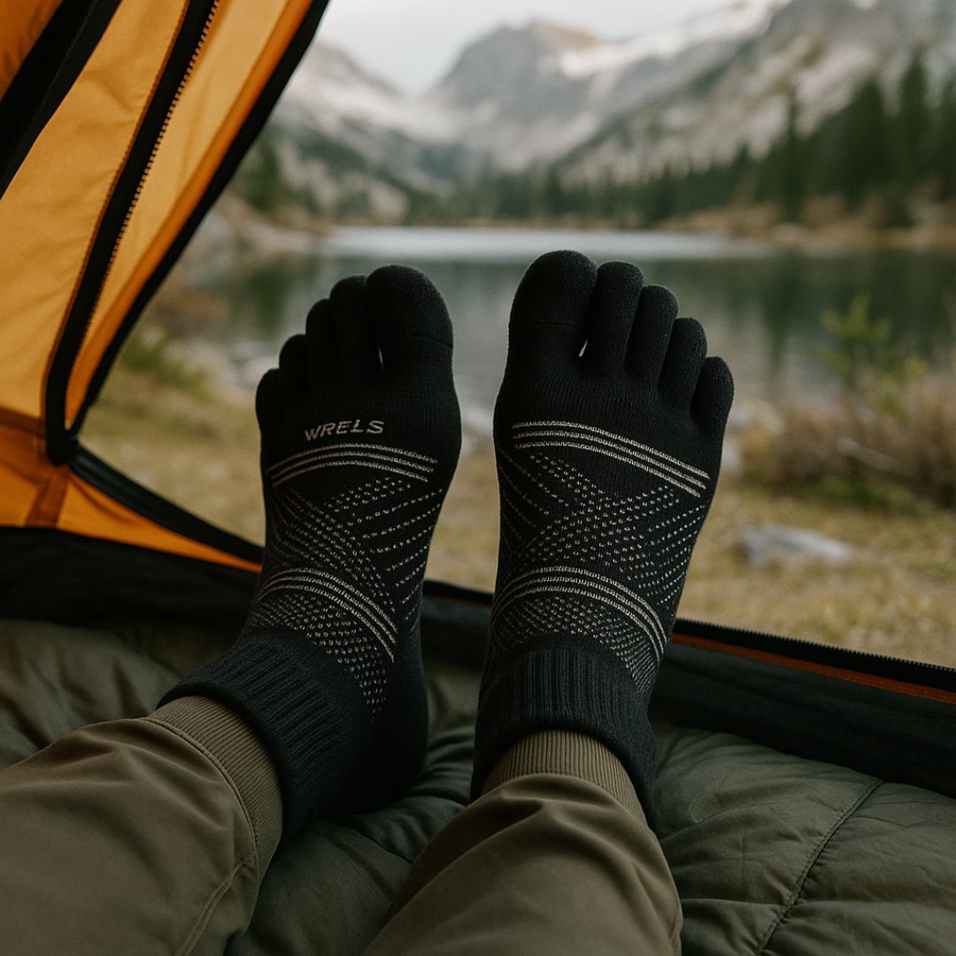 Thermosokken Heren Merinowol Vijf Tenen Winter Wandelen Snowboarden Skiën Outdoor Koudebestendig Warm