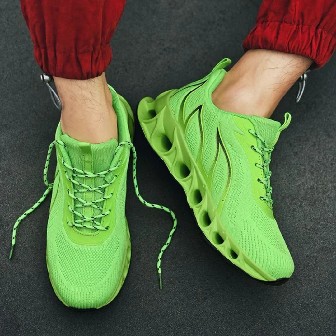 Heren Wandelschoenen met Schokabsorptie Brede Pasvorm Antislip Zool Waterafstotend Sportschoenen Dagelijks