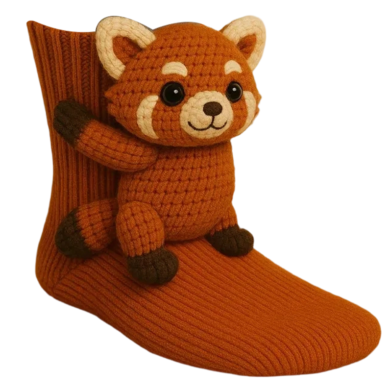 Knuffel Sokken met Dieren Design - Zachte Hugsokken voor Warmte en Comfort