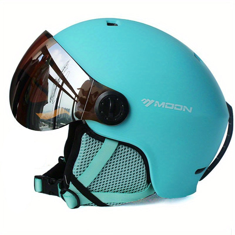 Sportieve Skihelm met Verstelbare Pasvorm en Afneembare Onderdelen - Veiligheid en Comfort voor Wintersport