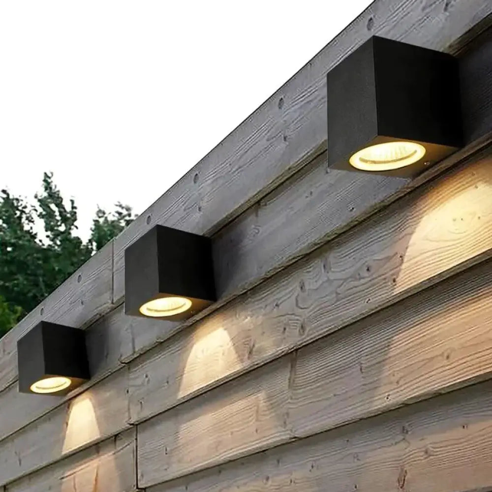 LED Buitenwandlamp Aluminium Vierkant Waterdicht IP65 Modern Design Tuinverlichting Portiekverlichting
