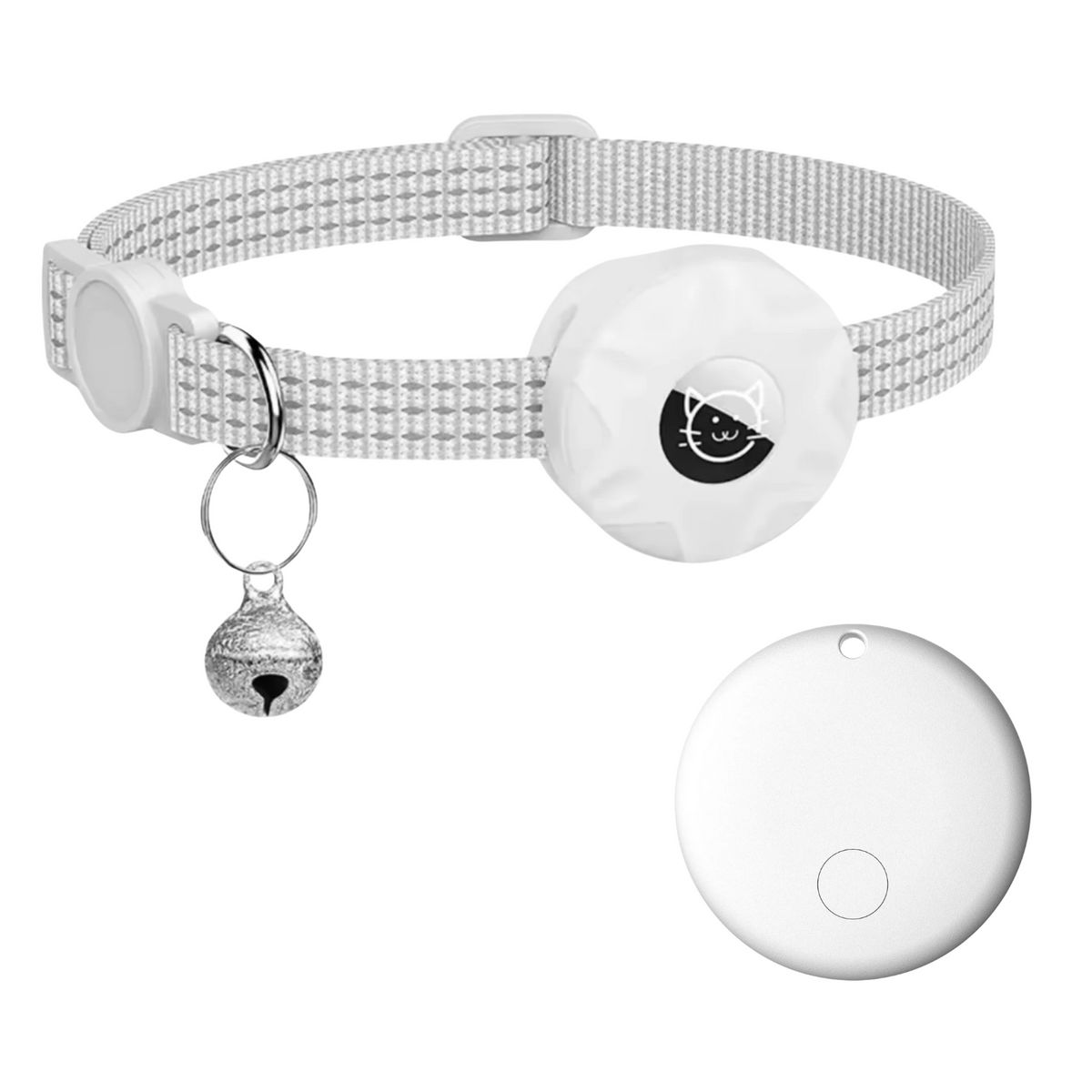 Slimme Locatietracker voor Honden en Katten met Reflecterend Halsband - Android - Compact & Waterdicht - 8-10 Maanden Batterijduur