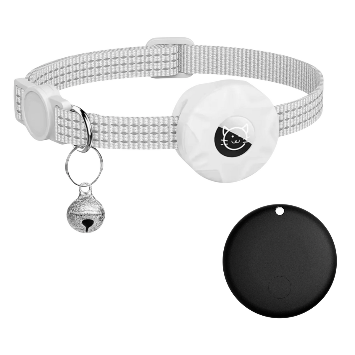 Slimme Locatietracker voor Honden en Katten met Reflecterend Halsband - Android - Compact & Waterdicht - 8-10 Maanden Batterijduur