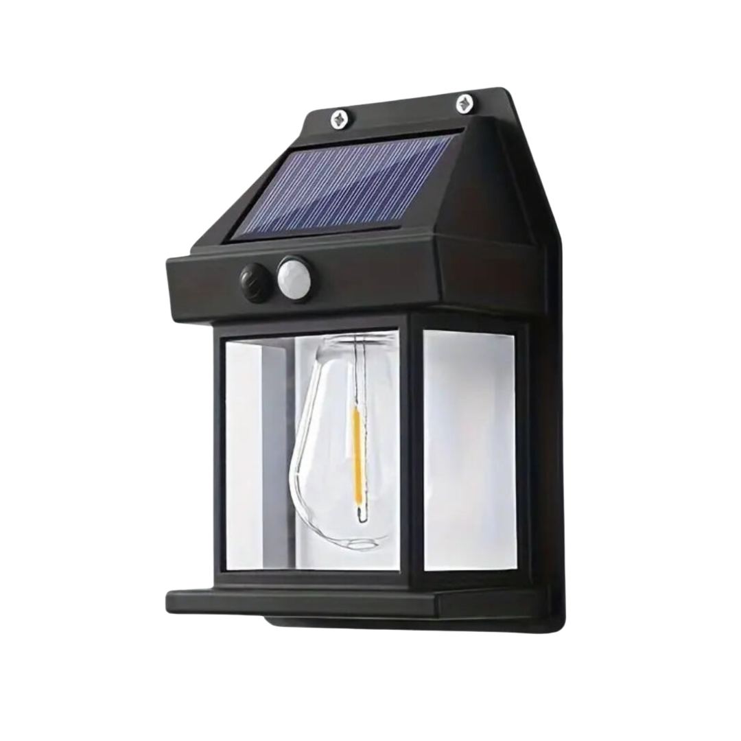Solar Buitenlamp met Bewegingssensor 3W LED IP44 Waterdicht Wandlamp voor Tuin Terras Balkon Oprit Verlichting