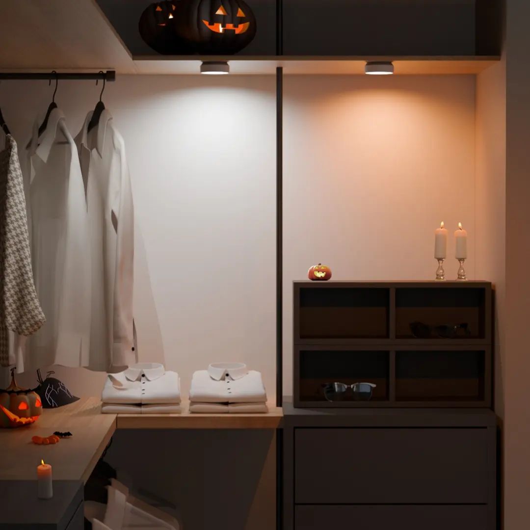 Oplaadbare LED-Spotlights met Bewegingssensor en Dimfunctie - Set van 3 Magnetische Draadloze Lampen voor Elke Kamer