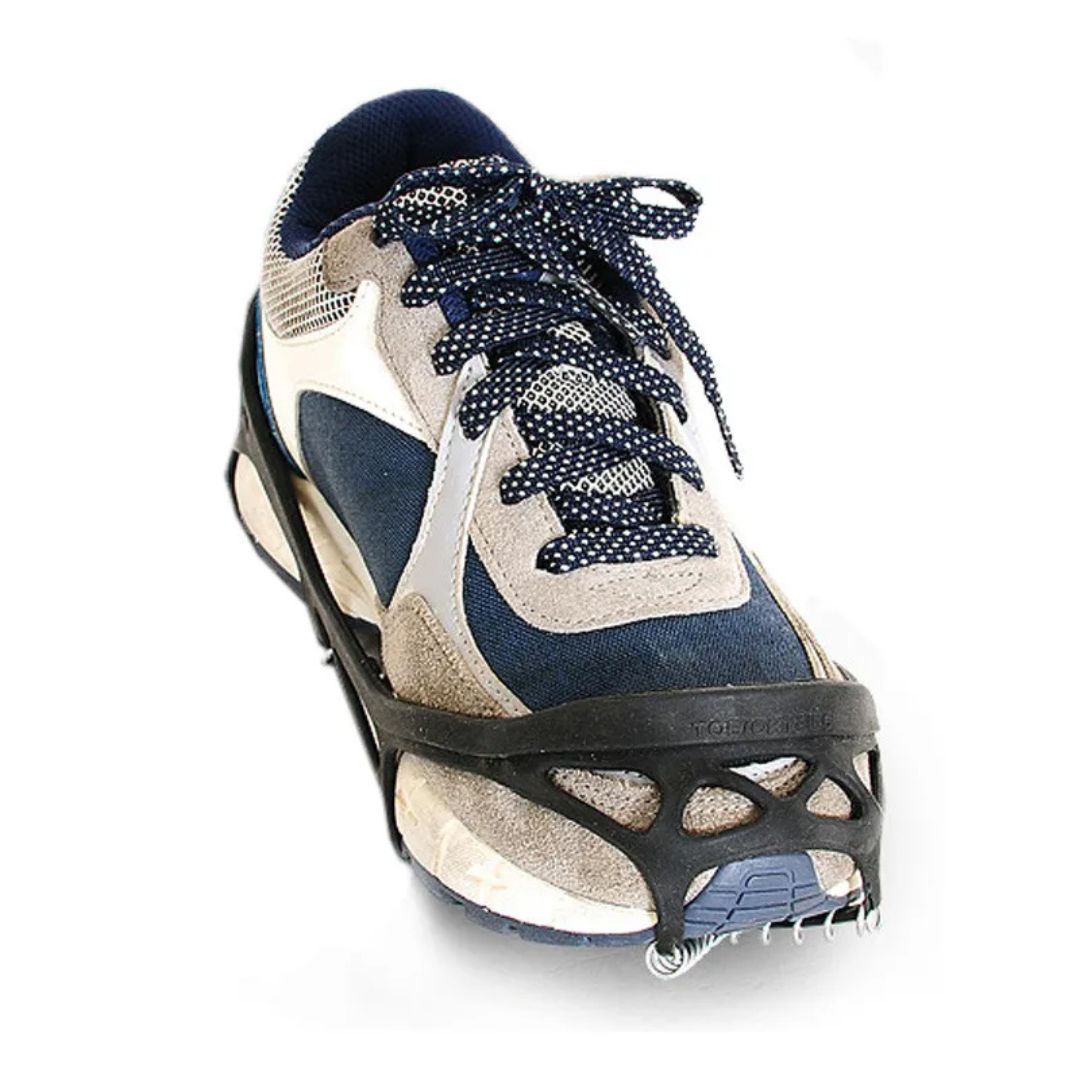Antislip Schoenspikes met Stalen Spiralen voor Winter Ijs Sneeuw Veilig Wandelen Outdoor Grip Onesize