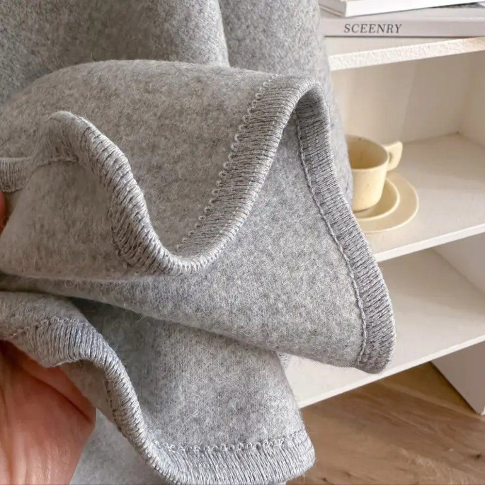 Lichte Poncho Cape met Bescherming tegen Wind en Kou - Warme Shawl voor Najaar en Winter