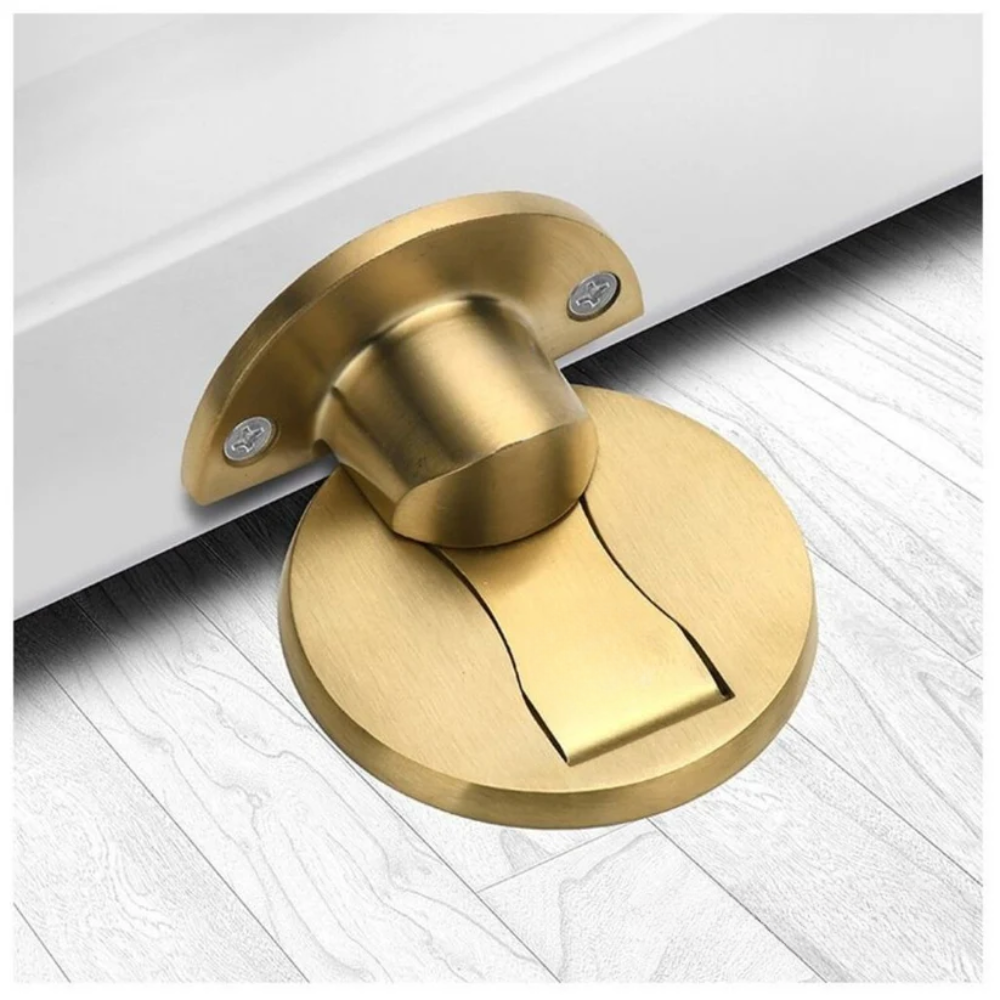 Deurstop Magnetisch RVS 304 Zilver Zwart Goud Wand Montage Deurvastzetter Deurbuffer Magneet Deurstophouder