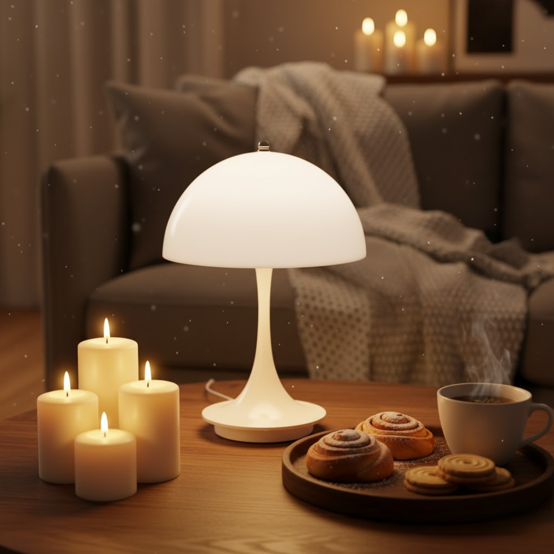 Draadloze Tafellamp met LED - Moderne Designlamp voor Sfeervolle Verlichting