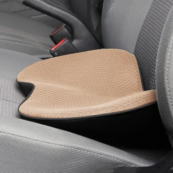 Ergonomisch Autostoelkussen Memory Foam Lendensteun Zitverhoging Ademend Comfortabel voor Lange Ritten
