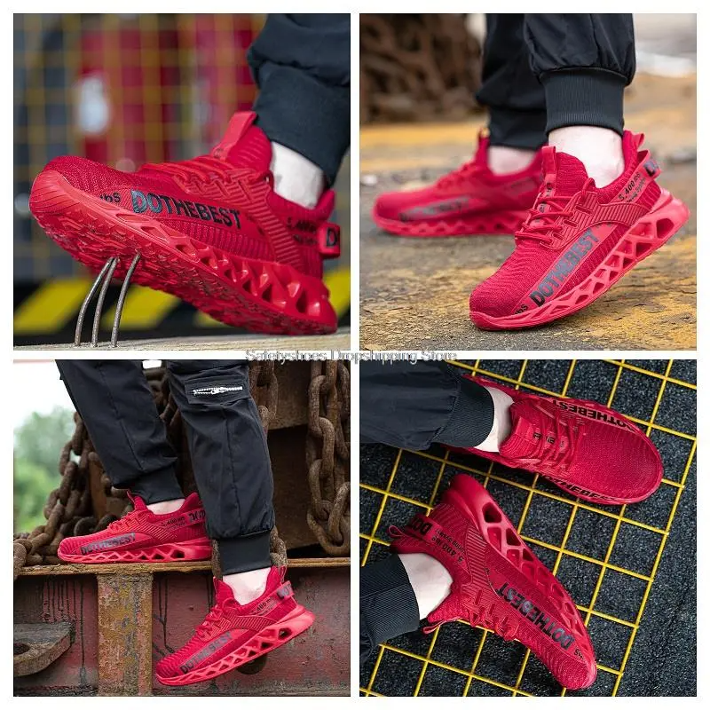Veiligheidsschoenen Ultralight S3 met Stalen Neus en Kevlar Antislip Zool Maat 40-47 Werk- en Bouwschoenen