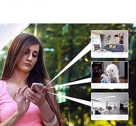 Mini WiFi Beveiligingscamera 1080P HD Draadloos Binnen Buiten Nachtzicht Bewegingsdetectie App Bediening Compact Weerbestendig