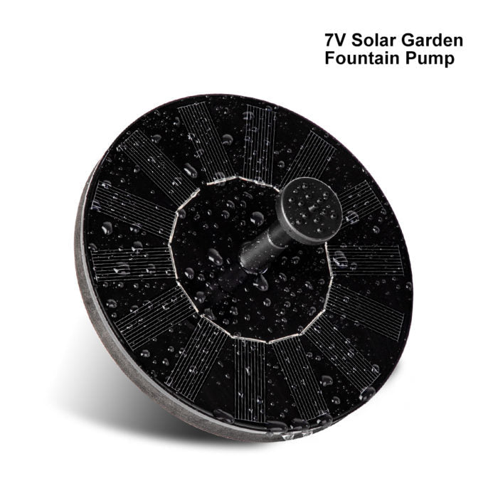 Drijvende Fonteinpomp op Zonne-Energie voor Vijver Tuin Waterornament met Verwisselbare Sproeikoppen