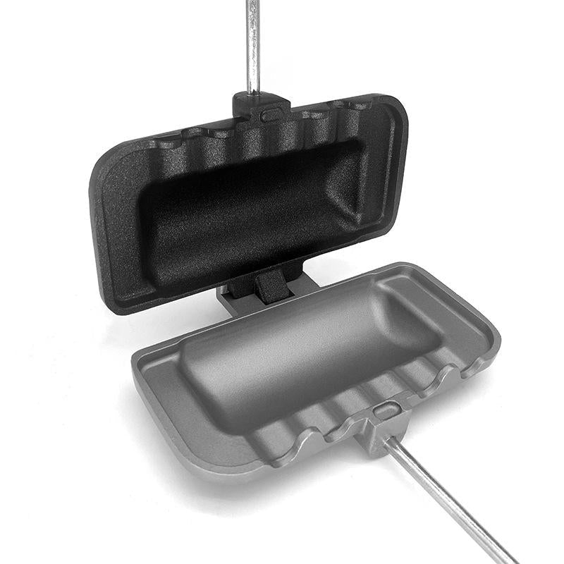 Dubbelzijdige Sandwichbakpan - Aluminium Antiaanbaklaag voor Snel Bakken - 30,5 cm
