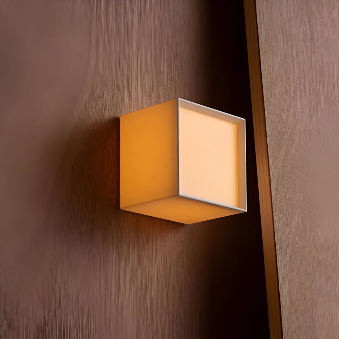 Wandlamp met Minimalistisch Design en Natuurlijke Stoffen Kap - Zachte Sfeerverlichting