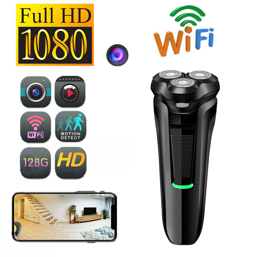 Verborgen WiFi Beveiligingscamera in Scheerapparaat 1080P met Bewegingsdetectie App-bediening voor Thuisbeveiliging