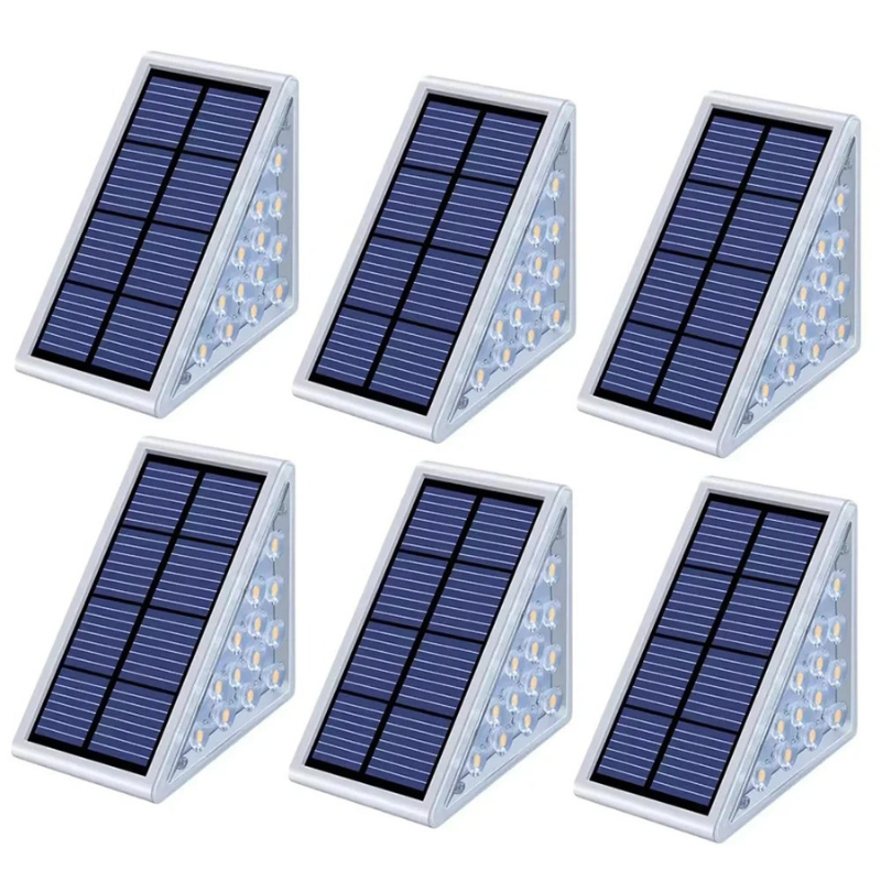 Solar Buitenlamp met Bewegingssensor IP65 Waterdicht voor Trap Tuinpad Automatische Trapverlichting LED
