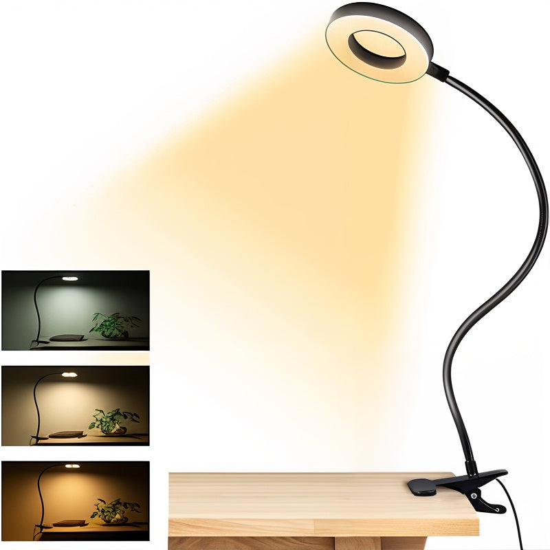Klemleeslamp met 48 LEDs - Flexibele Zwanenhals & USB Oplaadbaar