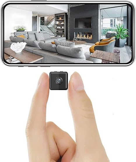 Mini WiFi Beveiligingscamera 1080P HD Draadloos Binnen Buiten Nachtzicht Bewegingsdetectie App Bediening Compact Weerbestendig